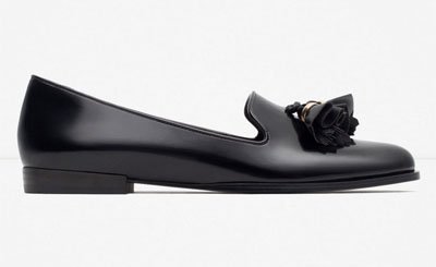 Zapatos SLIPPER BORLAS de Zara